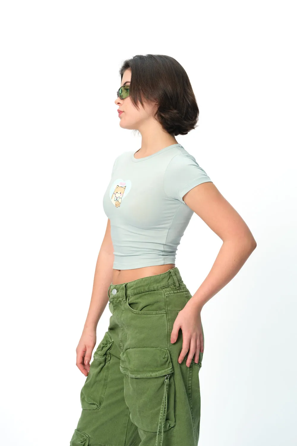 Pisces Power Long Length Baby Tee