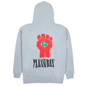 Pleasures Men HST Zip Hoodie Grey