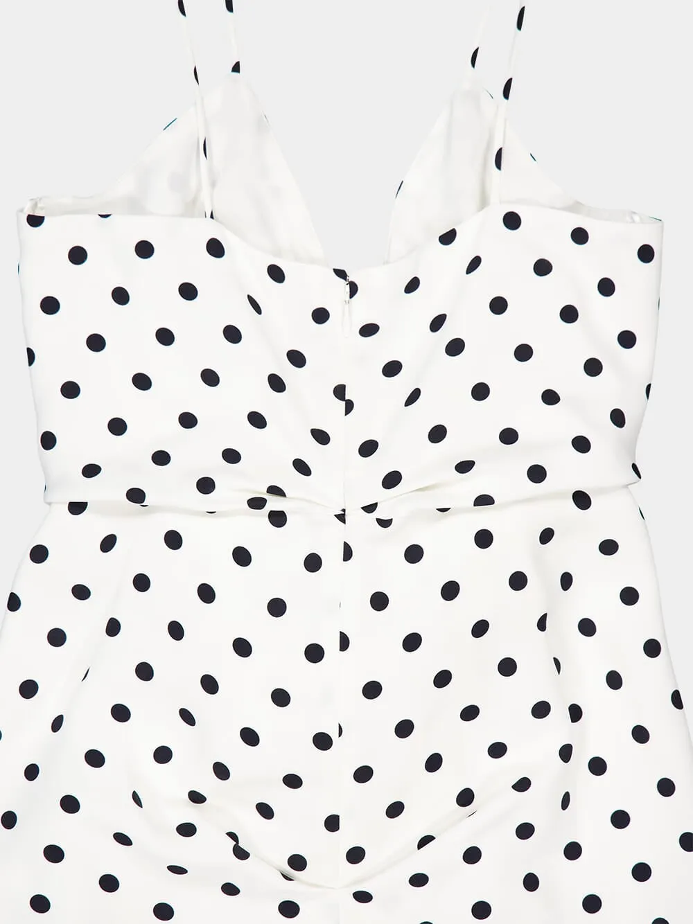 Polka Dots Printed Maxi Dress