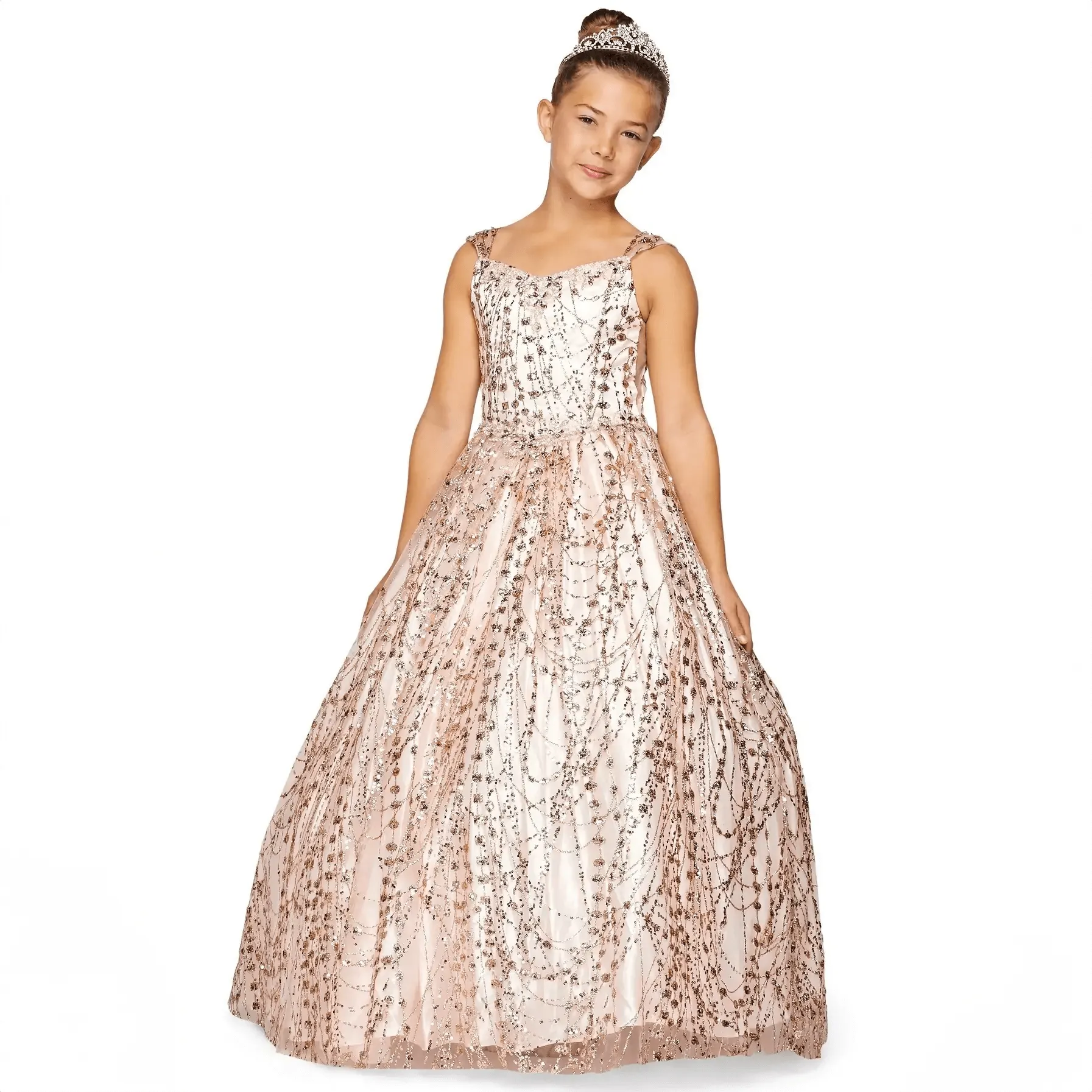 Princess Lorena Gown - Rose Gold