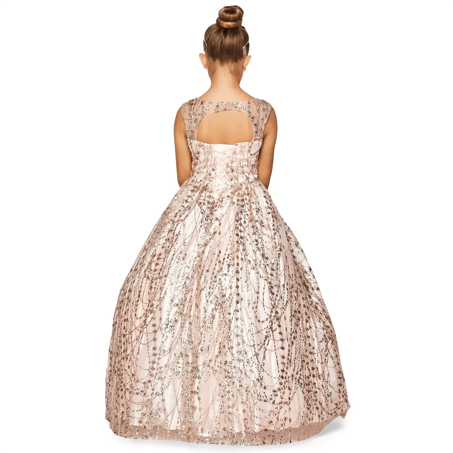 Princess Lorena Gown - Rose Gold