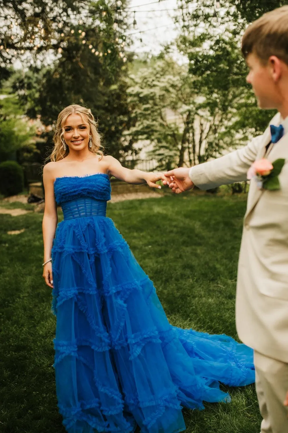 Princess Off the Shoulder Red Long Prom Dress