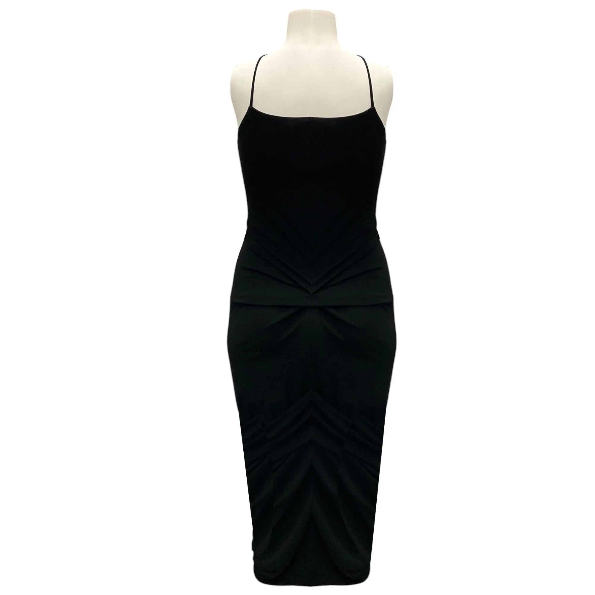 Proenza Schouler Black Viscose Jersey Blaire Dress
