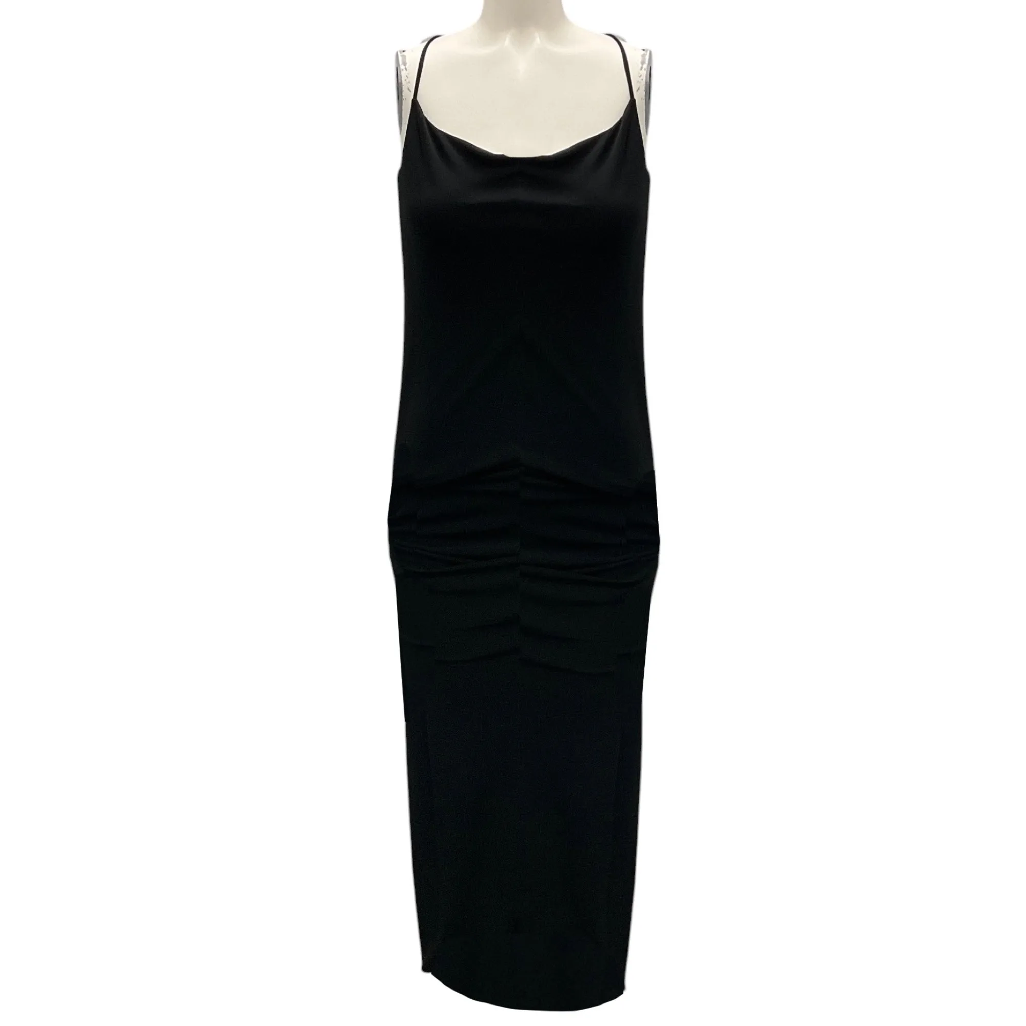 Proenza Schouler Black Viscose Jersey Blaire Dress