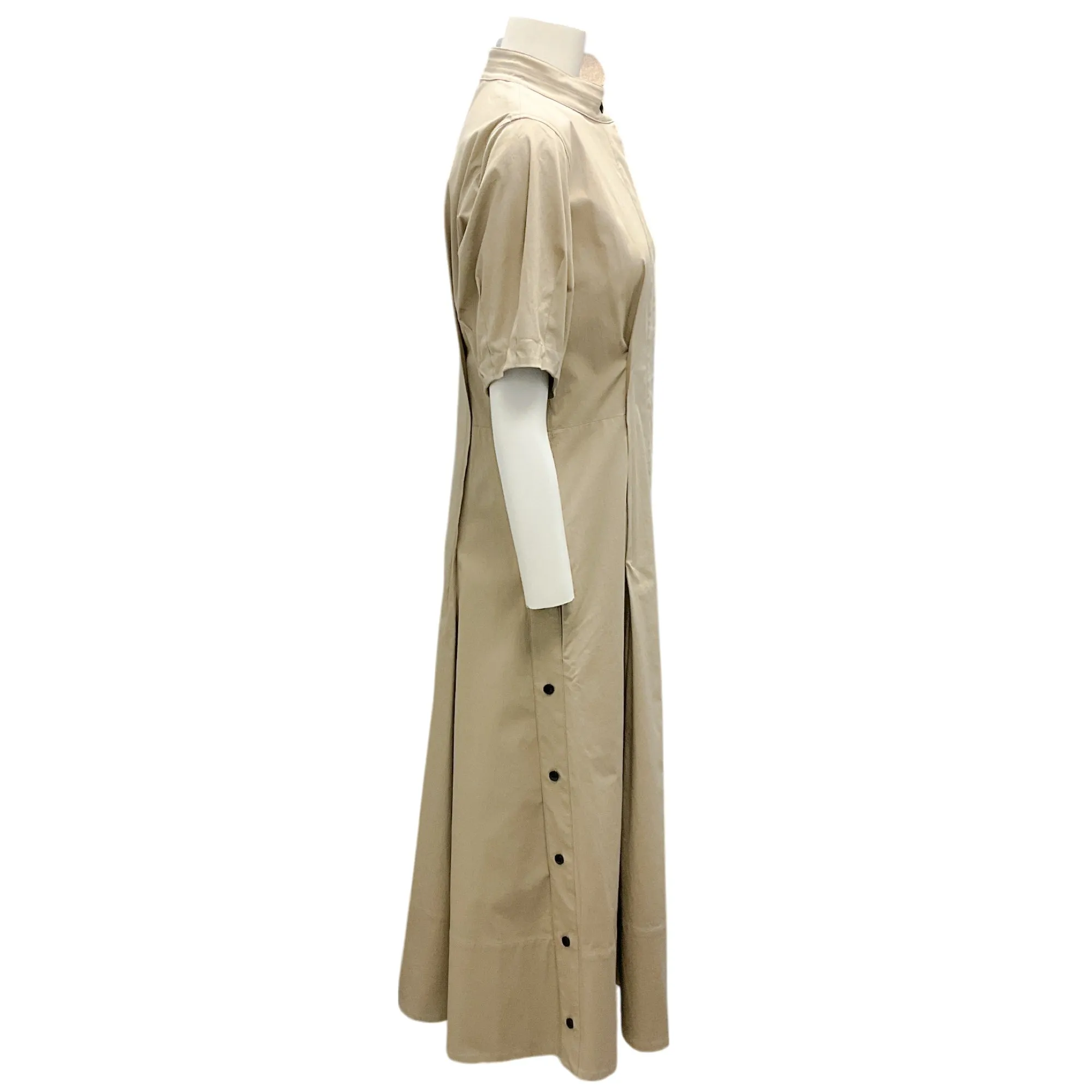 Proenza Schouler Khaki Eco Poplin Tracey Dress
