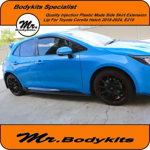 Quality Made Injection Plastic TM Side Skirt Extension For Toyota Corolla Hatch 2018-2024