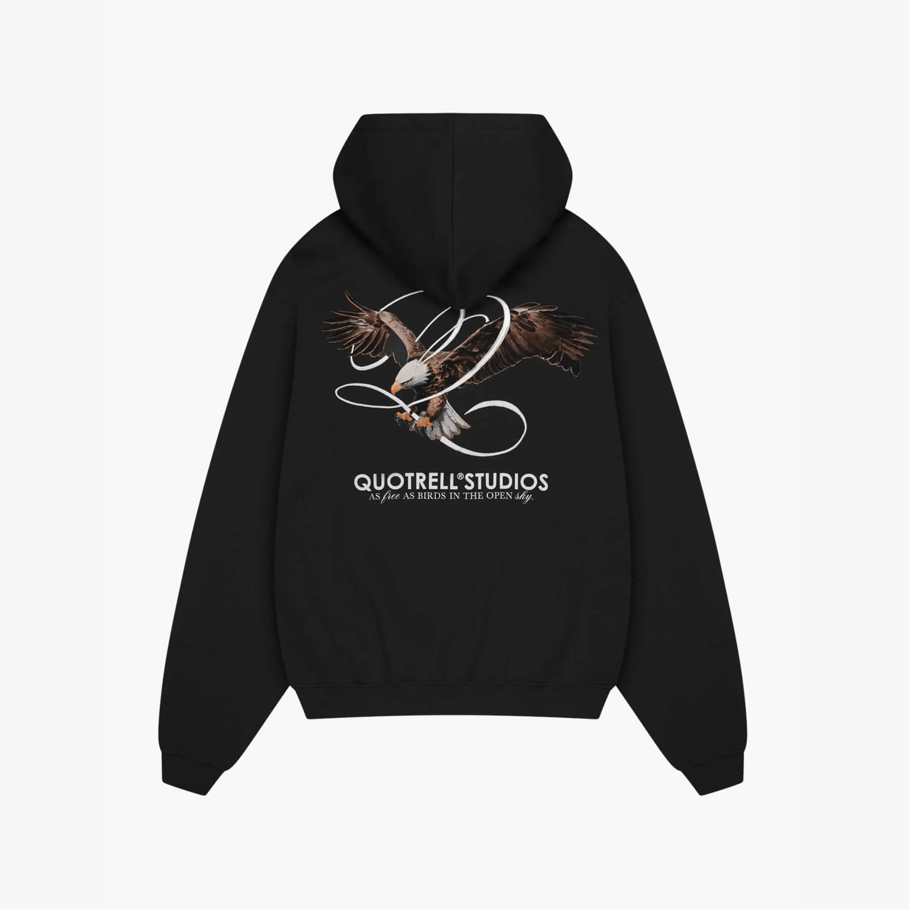 RAPTOR HOODIE | BLACK/WHITE