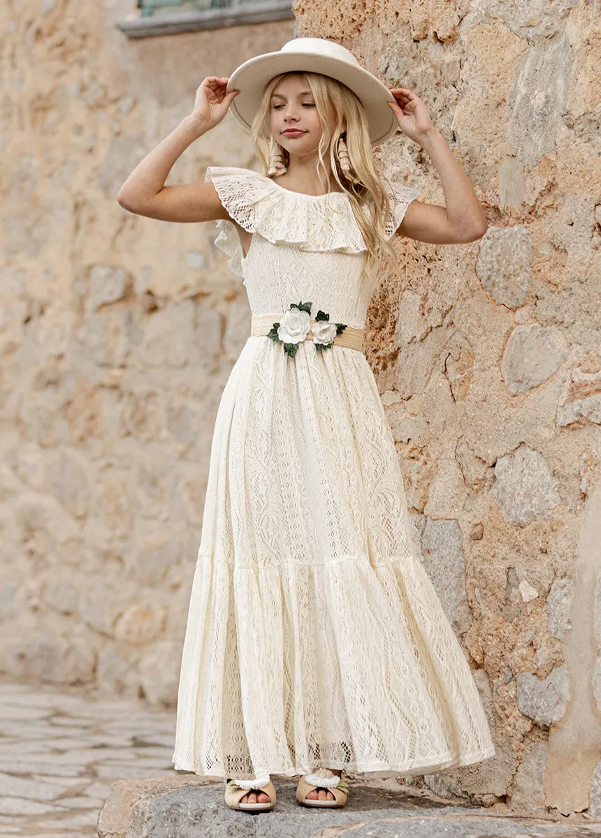 Ravvy Dress in Cream
