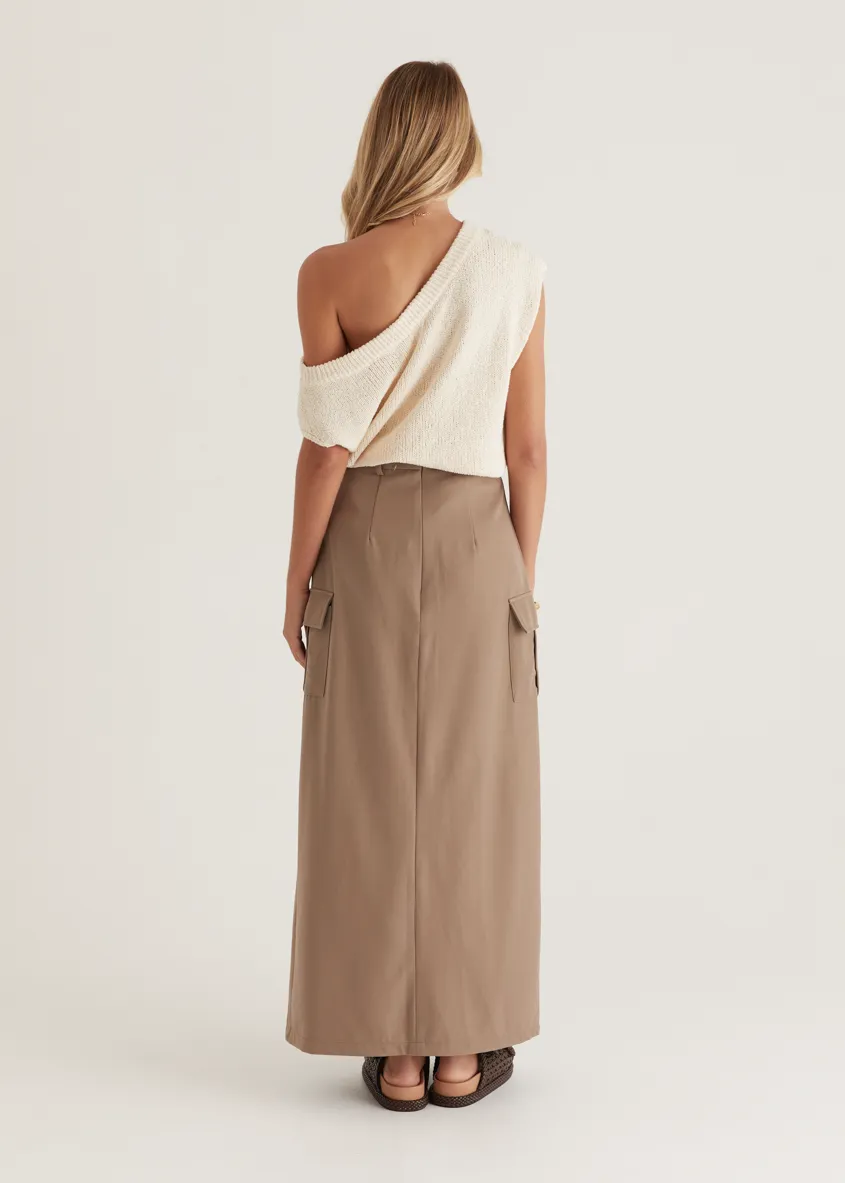 Rhetta Maxi Skirt - Khaki