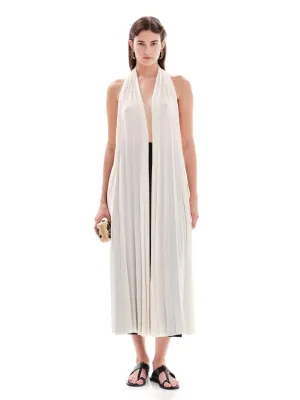 Rhodes Pleated Halter Neck Dress