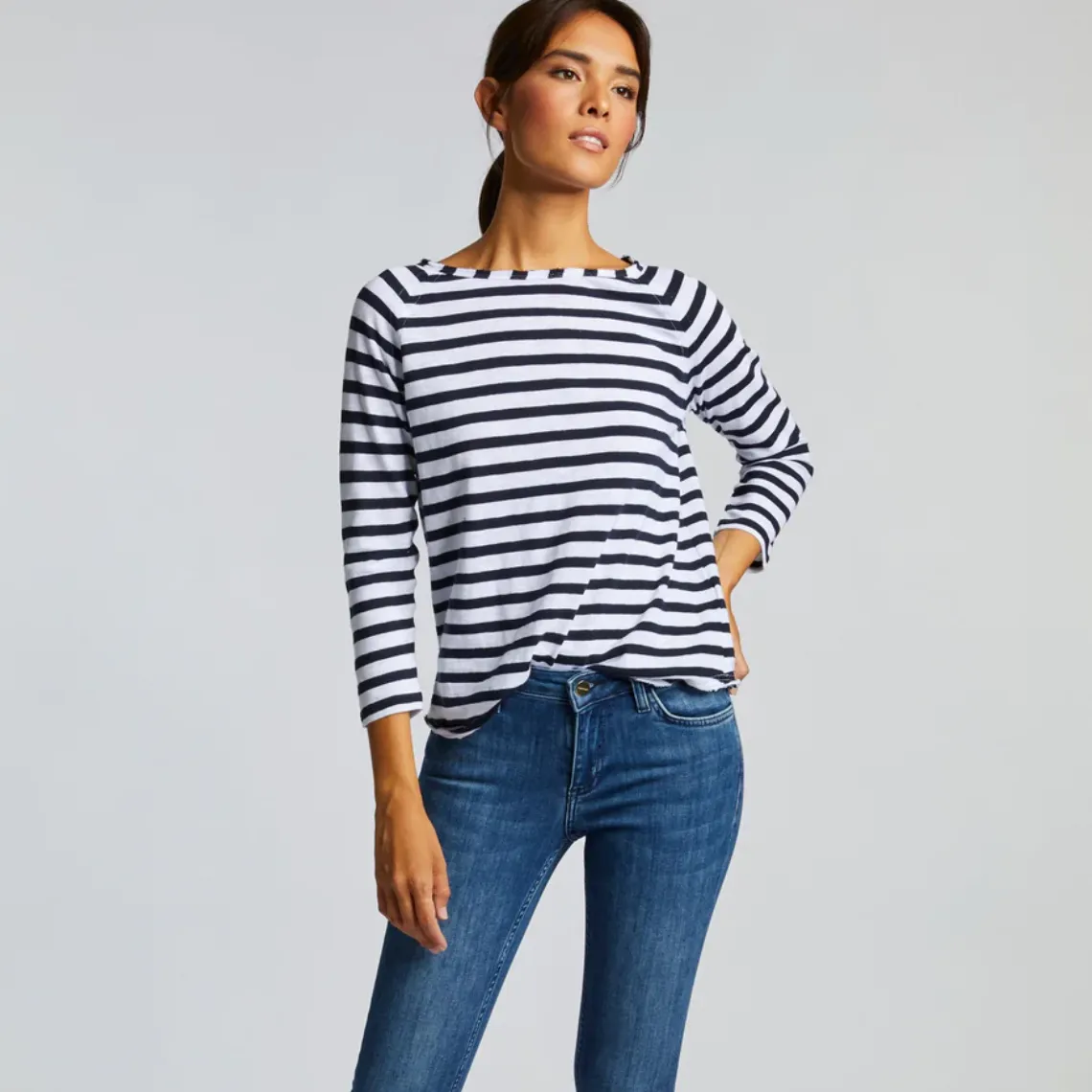 Rich & Royal Striped Long Sleeve Jersey