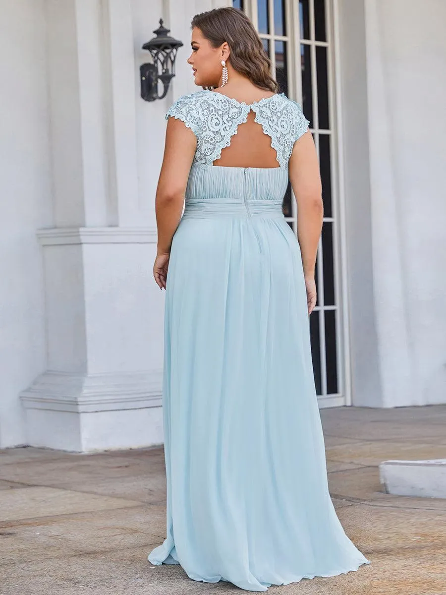Robe mariage invitée élégante et flatteuse de grande taille