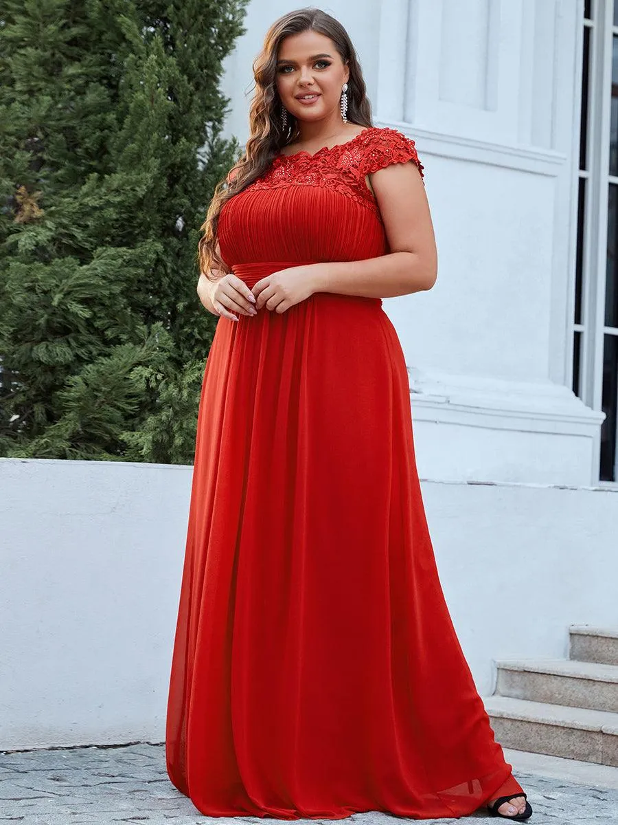 Robe mariage invitée élégante et flatteuse de grande taille