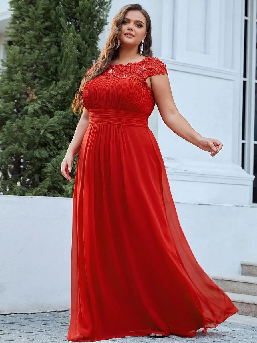 Robe mariage invitée élégante et flatteuse de grande taille