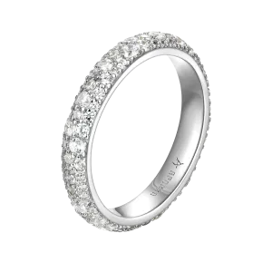 Round Pave Band Ring