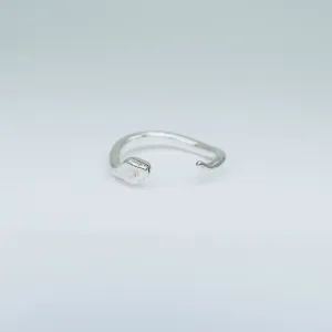 SAMPLE SALE! Silver Snake Cuff Ring