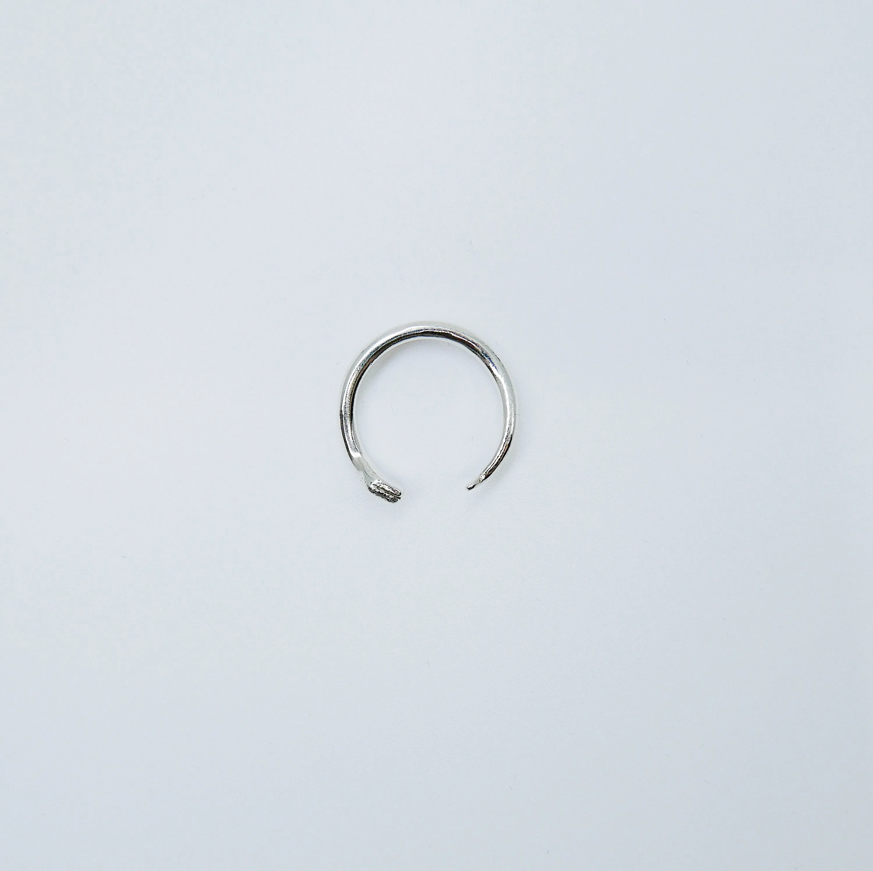 SAMPLE SALE! Silver Snake Cuff Ring