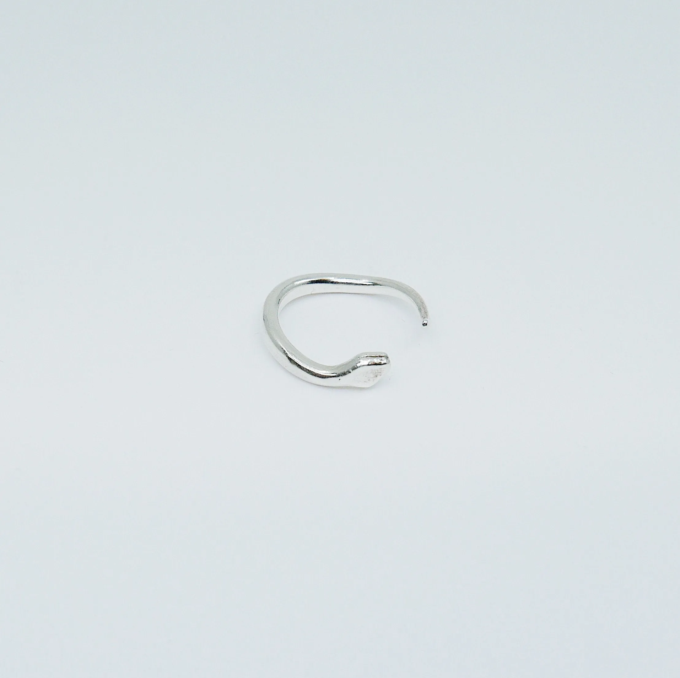 SAMPLE SALE! Silver Snake Cuff Ring