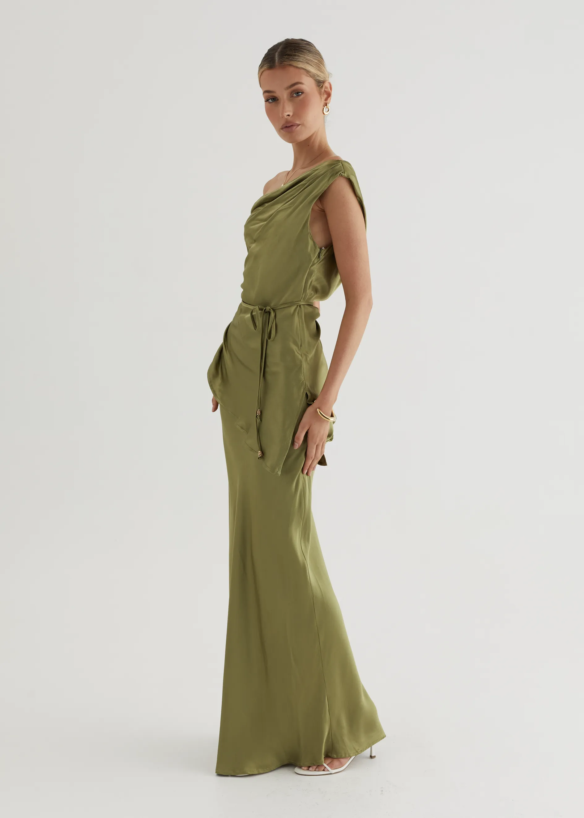 Sasha Maxi Skirt - Olive