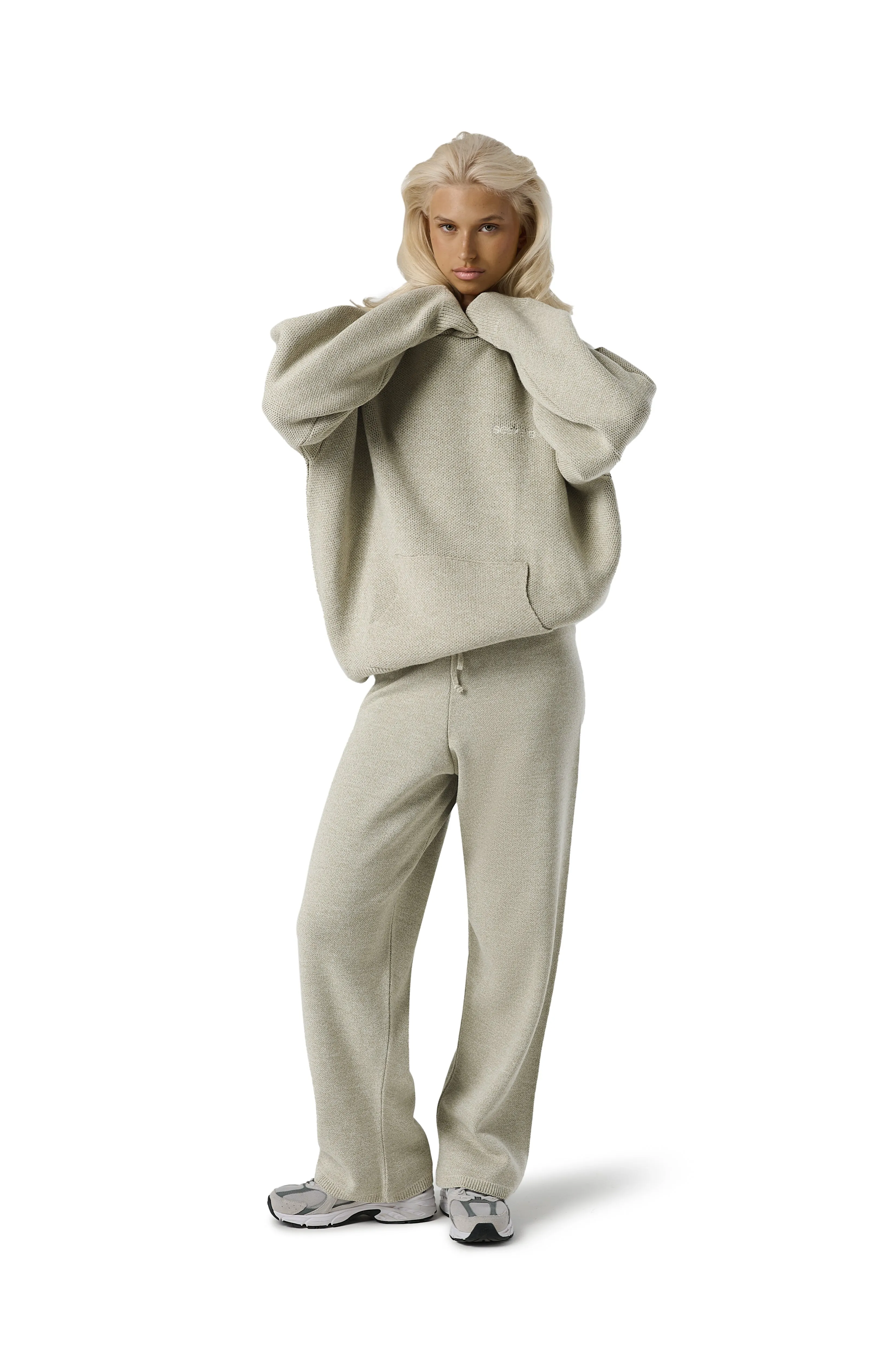 Seekers Knit Hoodie in Husk
