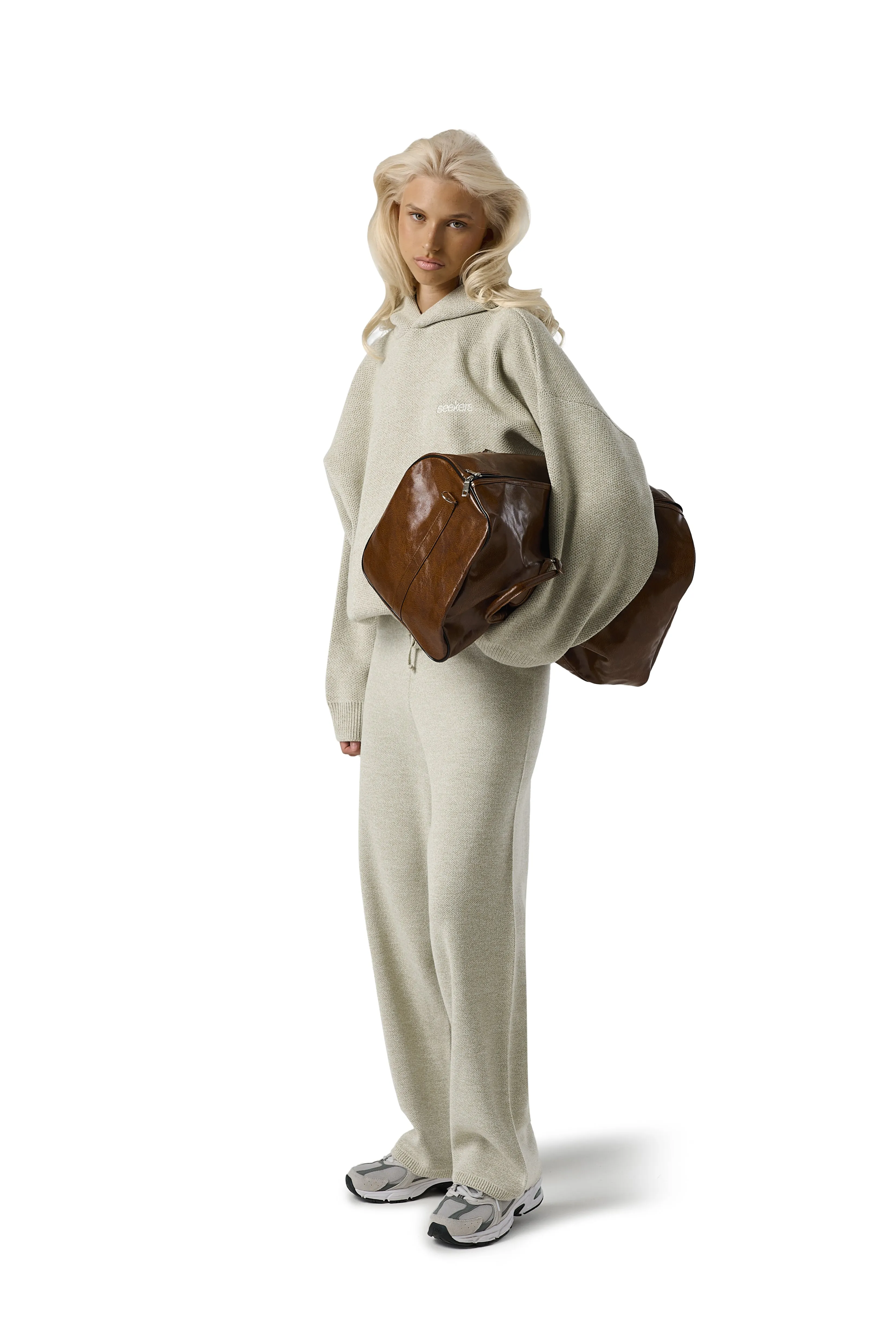 Seekers Knit Hoodie in Husk
