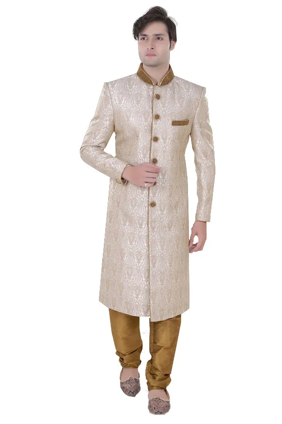 Sherwani (Custom Tailored) - (D.No.-1148)