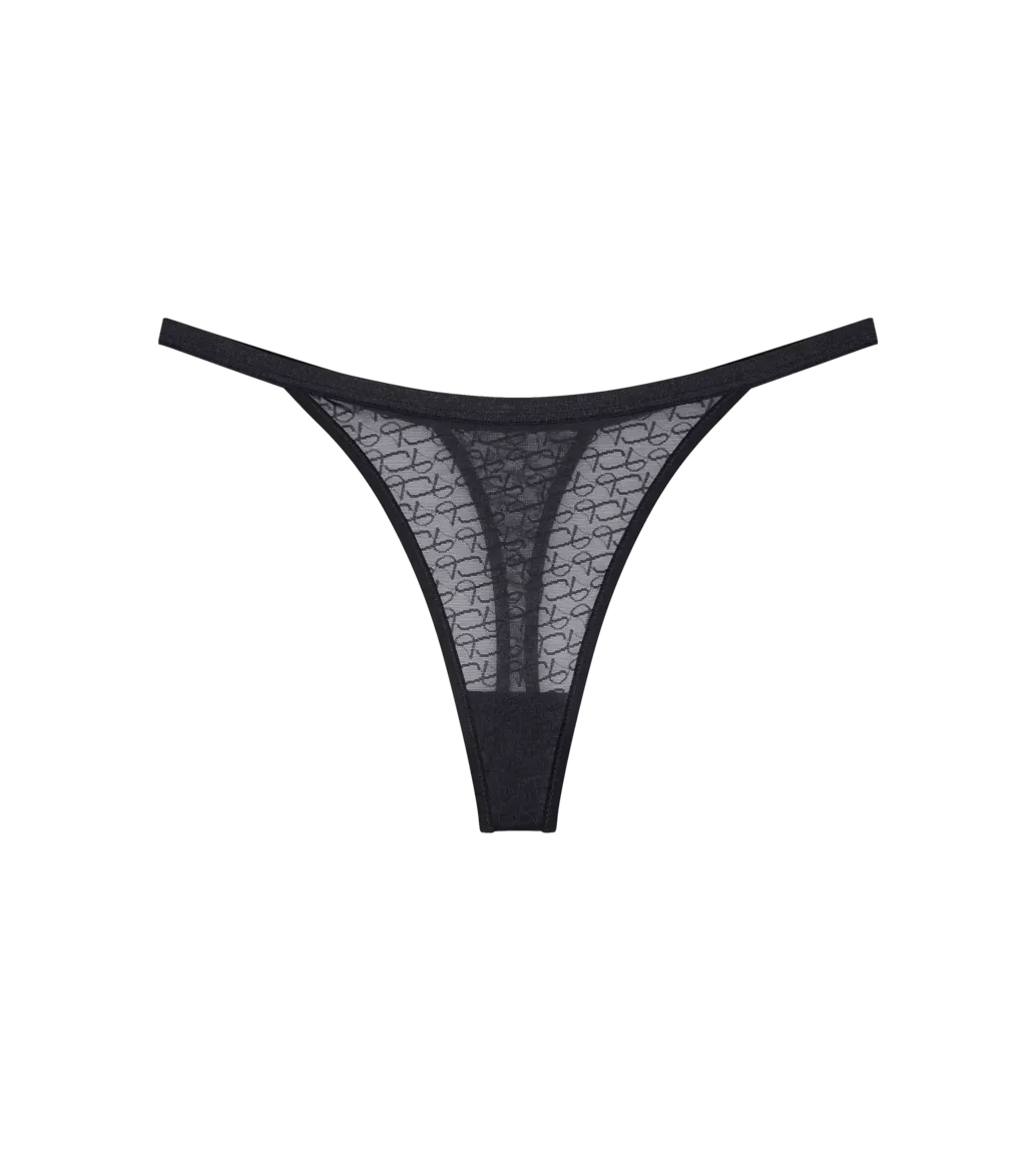 Signature Sheer String / Black