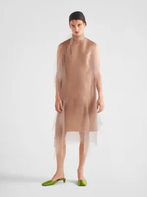 Sleeveless Voile Dress