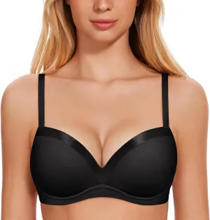 Smooth Lift Seamless Support Bra Black