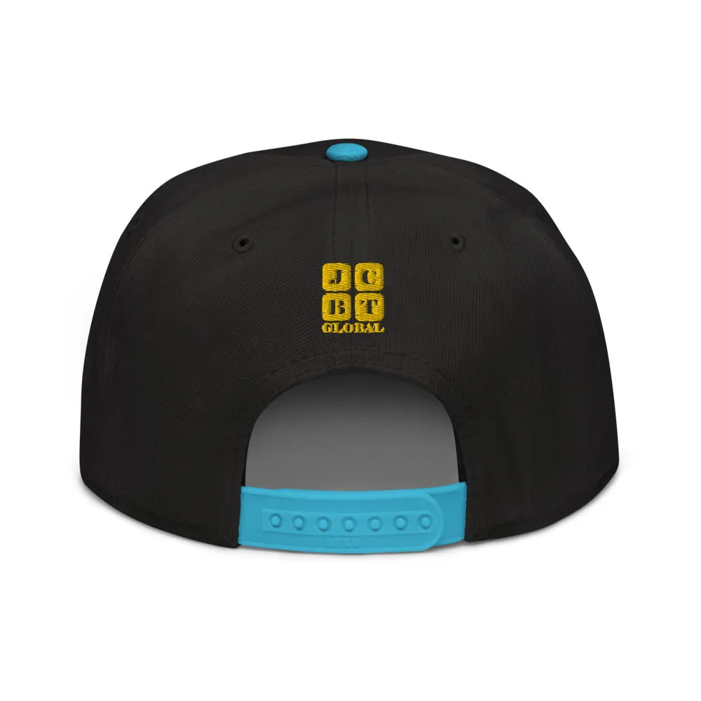 Snapback Hat "1052-0071 An Engineer's Mind Never Stops (Yellow Logo)"