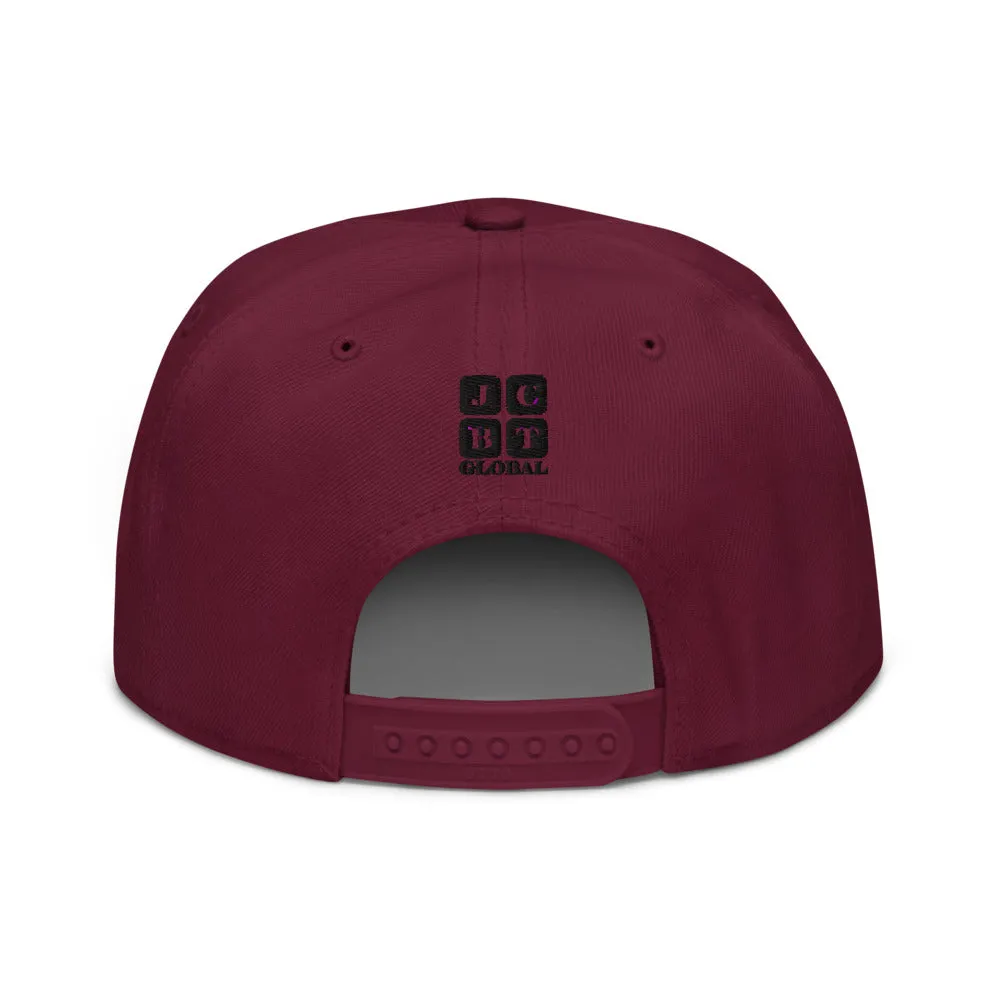 Snapback Hat "1053-0061 Pennsylvania (Black Logo)"