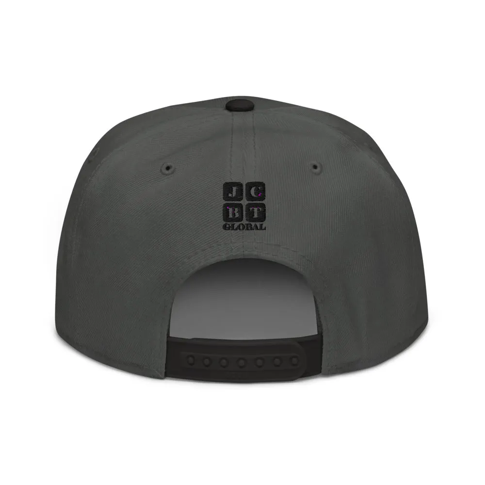 Snapback Hat "1053-0061 Pennsylvania (Black Logo)"