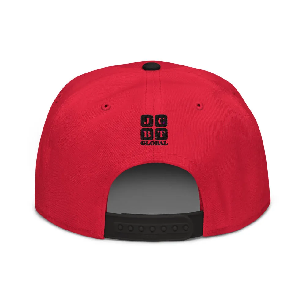 Snapback Hat "1053-0061 Pennsylvania (Black Logo)"