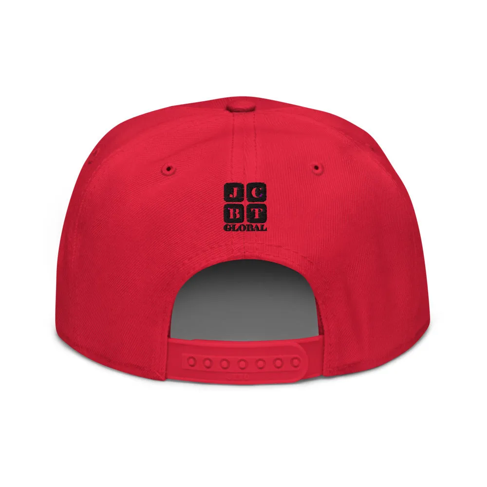 Snapback Hat "1053-0061 Pennsylvania (Black Logo)"
