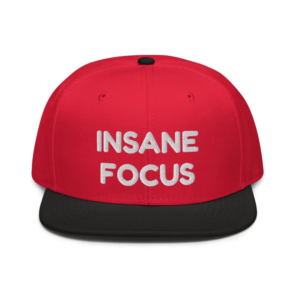 Snapback Hat "2052-0091 Insane Focus (White Logo)"