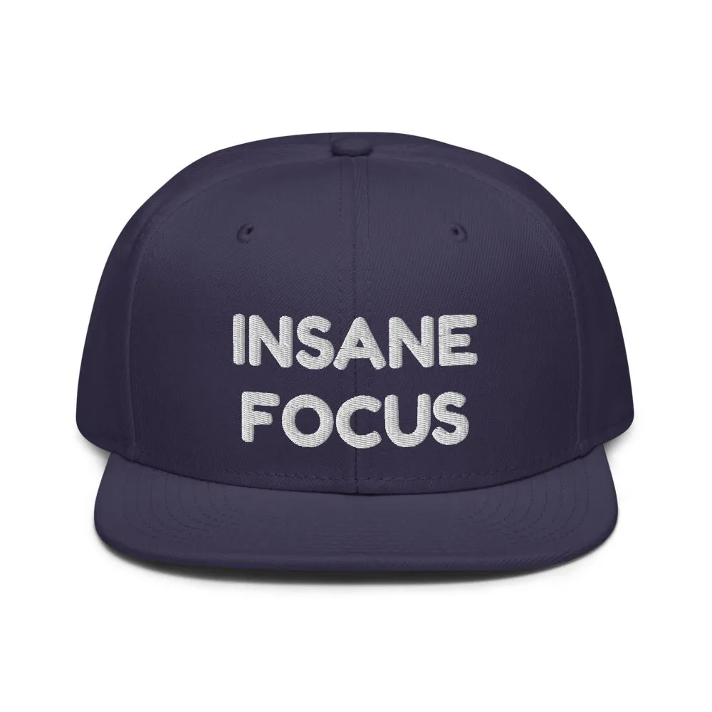 Snapback Hat "2052-0091 Insane Focus (White Logo)"