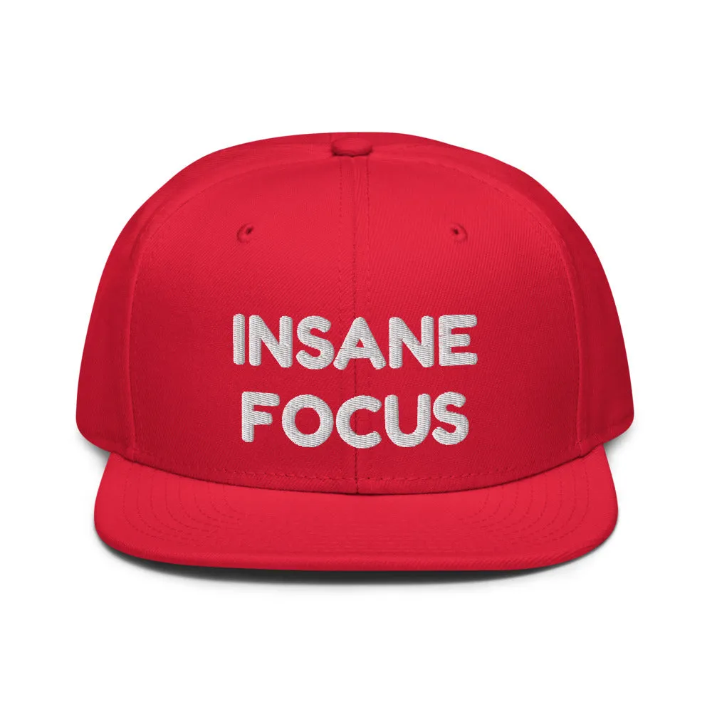 Snapback Hat "2052-0091 Insane Focus (White Logo)"