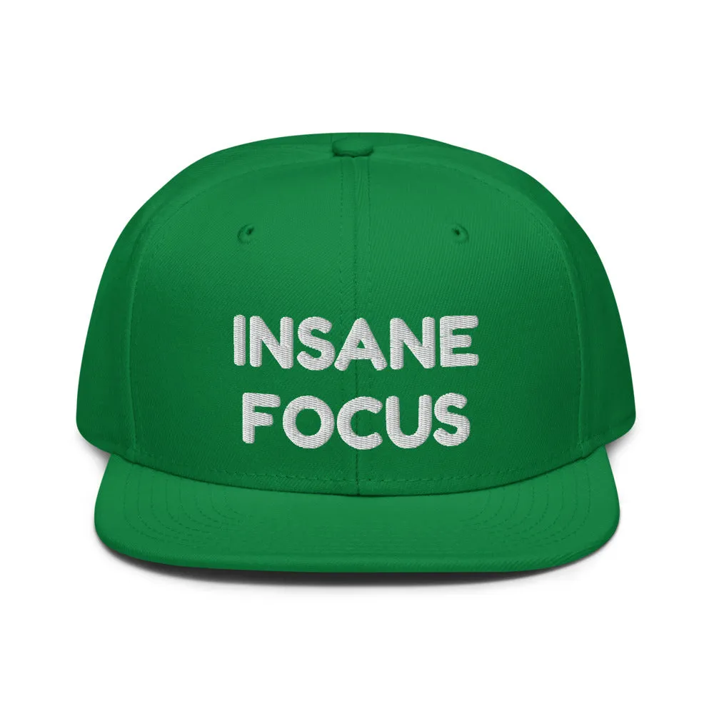 Snapback Hat "2052-0091 Insane Focus (White Logo)"