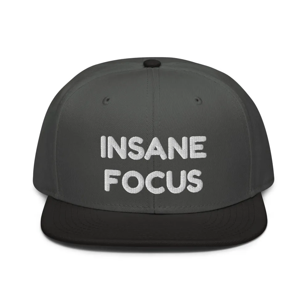 Snapback Hat "2052-0091 Insane Focus (White Logo)"