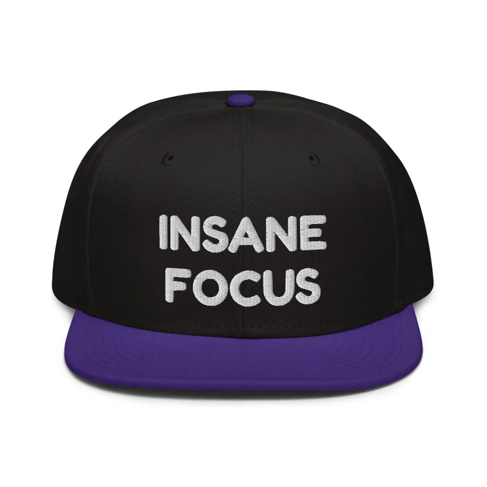 Snapback Hat "2052-0091 Insane Focus (White Logo)"