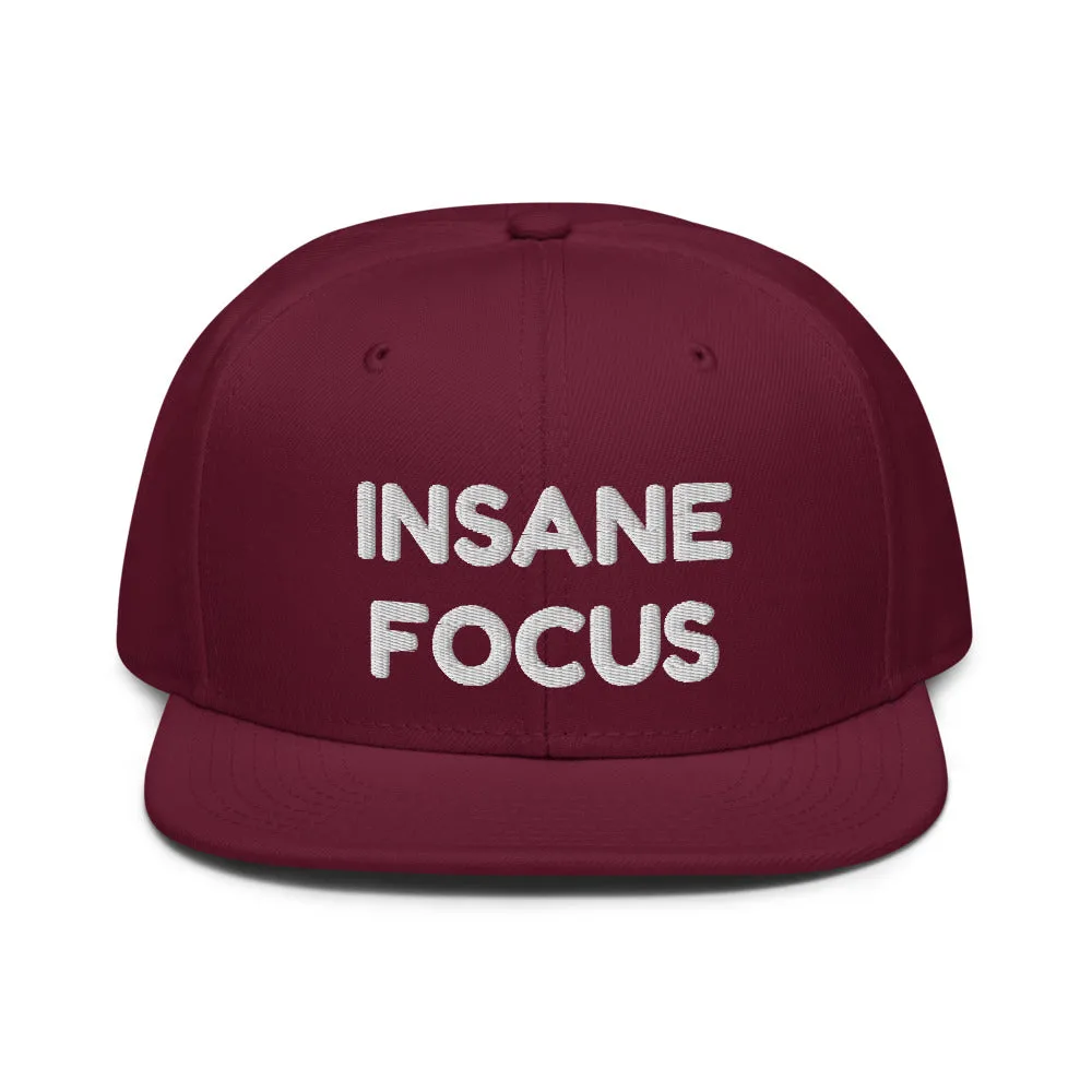 Snapback Hat "2052-0091 Insane Focus (White Logo)"