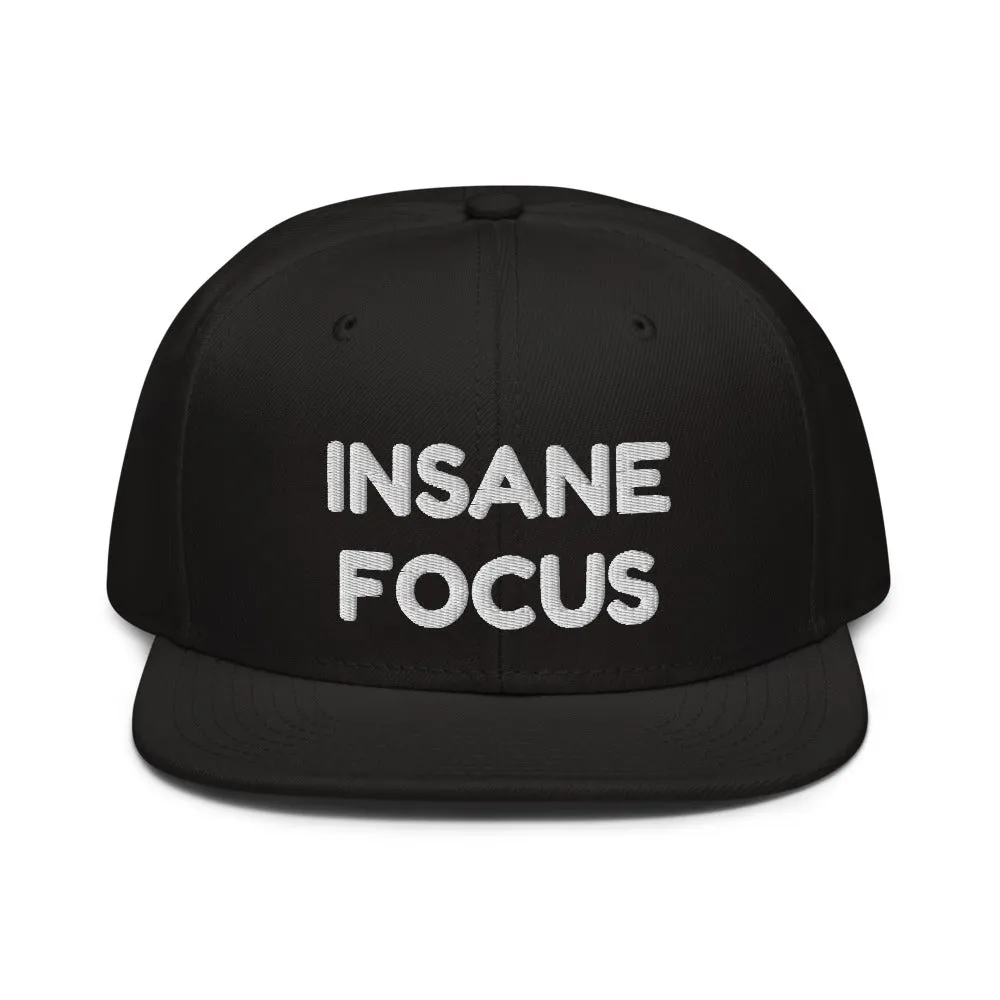 Snapback Hat "2052-0091 Insane Focus (White Logo)"