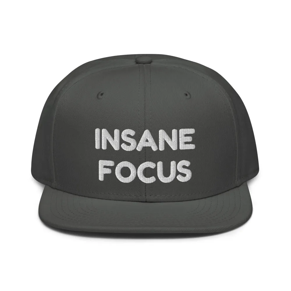 Snapback Hat "2052-0091 Insane Focus (White Logo)"