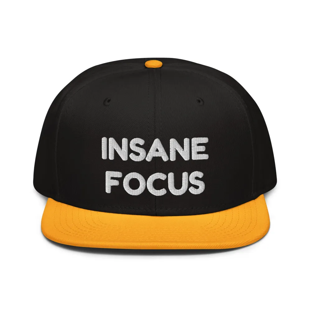 Snapback Hat "2052-0091 Insane Focus (White Logo)"