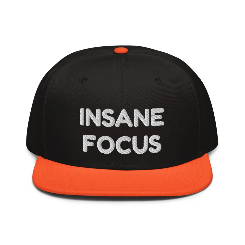 Snapback Hat "2052-0091 Insane Focus (White Logo)"