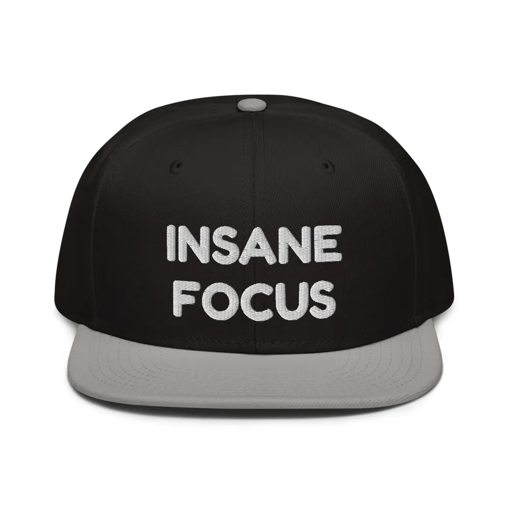 Snapback Hat "2052-0091 Insane Focus (White Logo)"