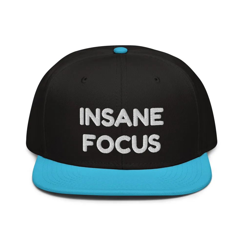 Snapback Hat "2052-0091 Insane Focus (White Logo)"