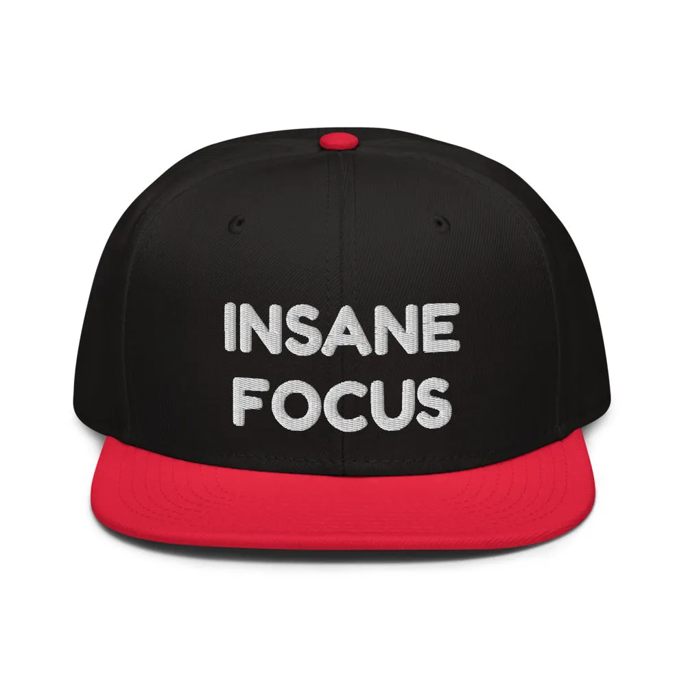 Snapback Hat "2052-0091 Insane Focus (White Logo)"