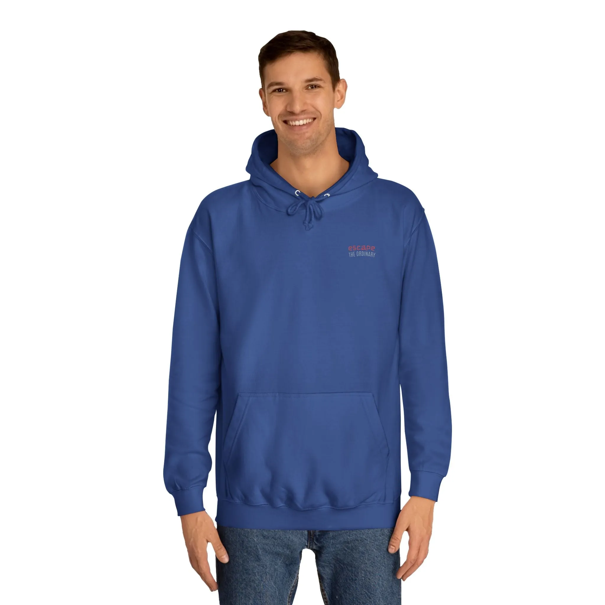 SNRG Unisex Hoodie - Escape The Ordinary, Sweatshirt, Hooded Jacket, Casual Pullover, Trendy Apparel, Outerwear, Hoodie