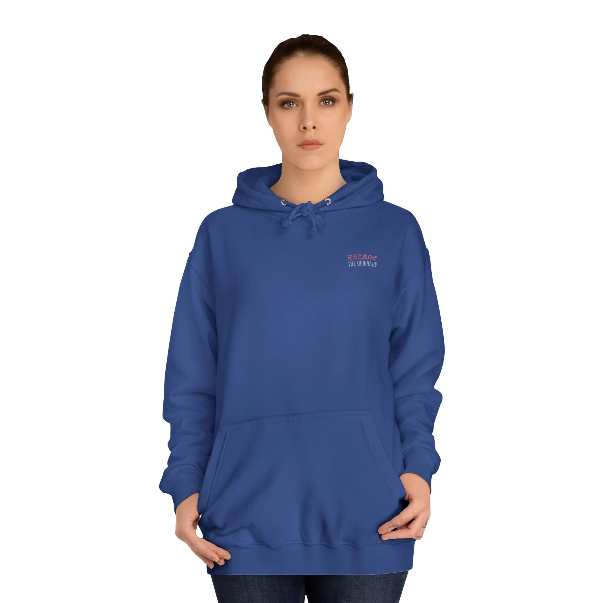 SNRG Unisex Hoodie - Escape The Ordinary, Sweatshirt, Hooded Jacket, Casual Pullover, Trendy Apparel, Outerwear, Hoodie